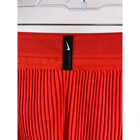 Nike NWT Dri Fit ADV Running Division Pleated Shorts in Orange Size XXL - Picture 4 of 7